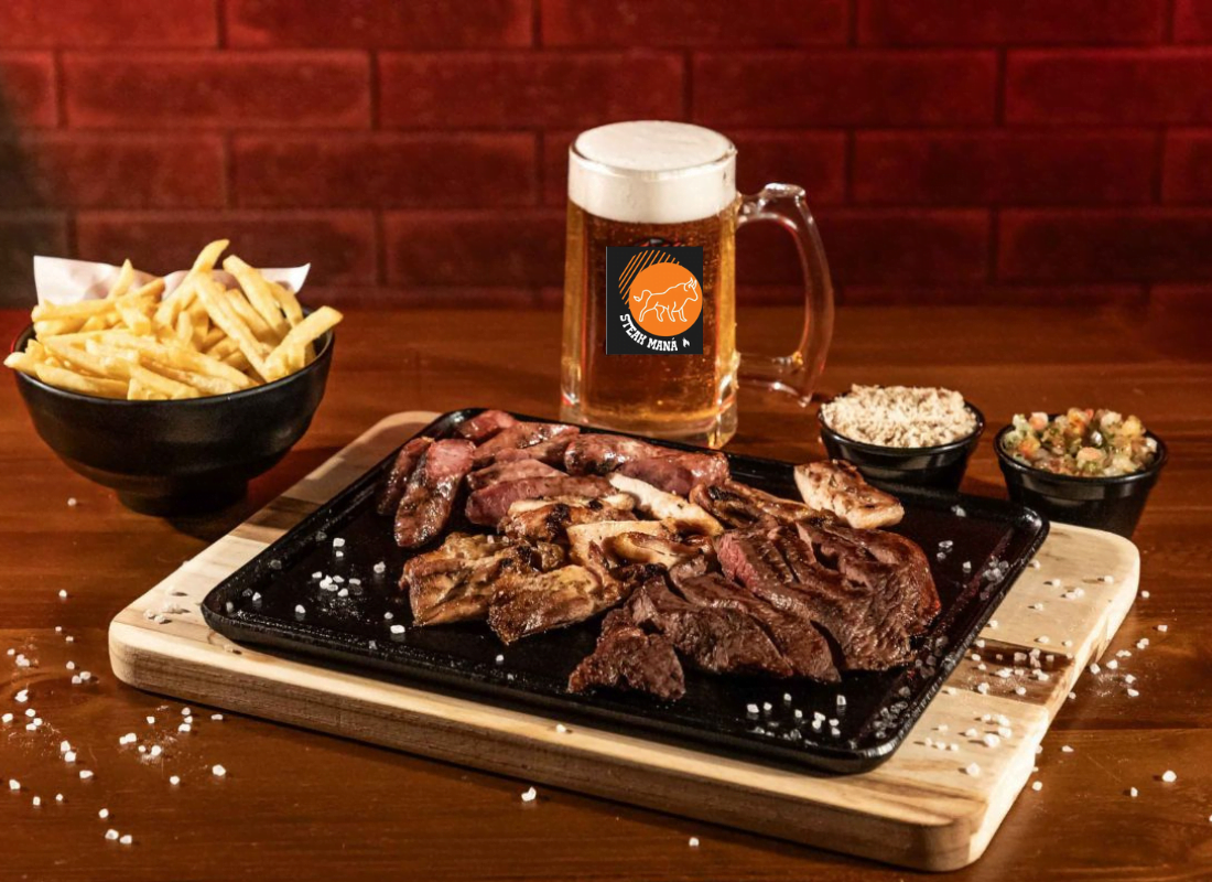 steak mana porção