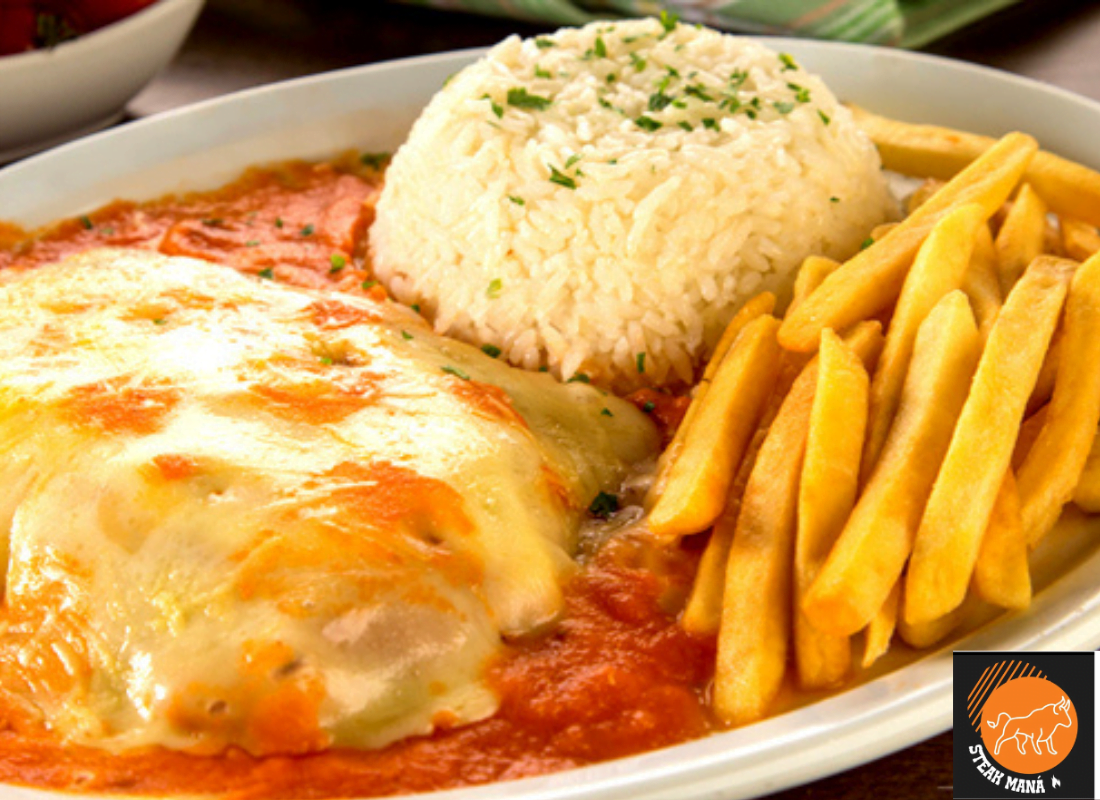 Filé de Frango a Parmegiana​ steak mana
