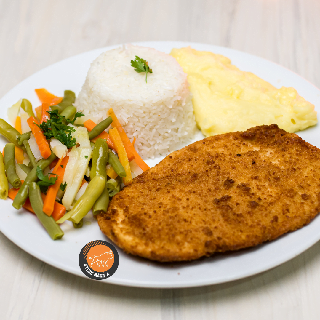 Milanesa de Frango steak maná