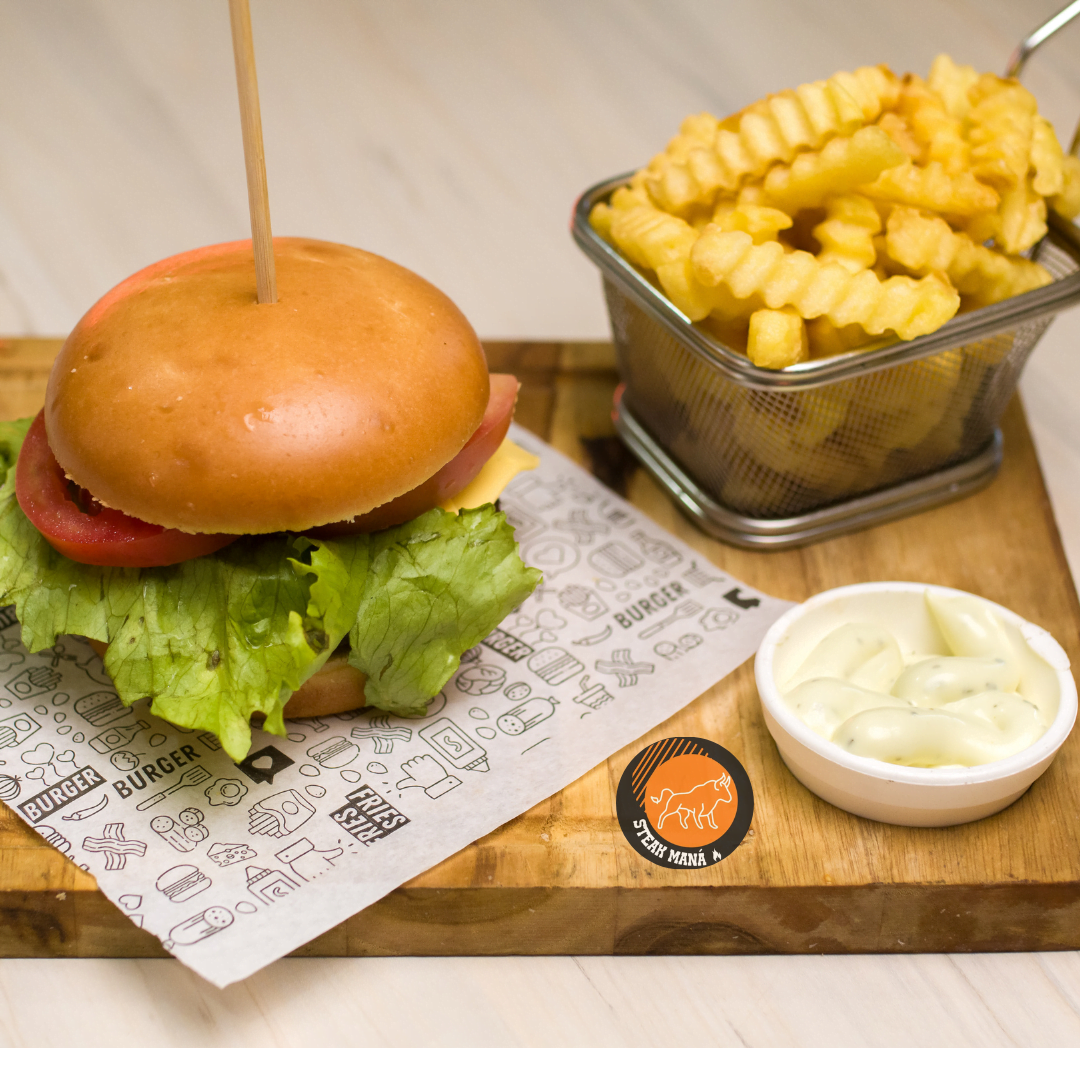 Cheese Salad Burger​ steak mana