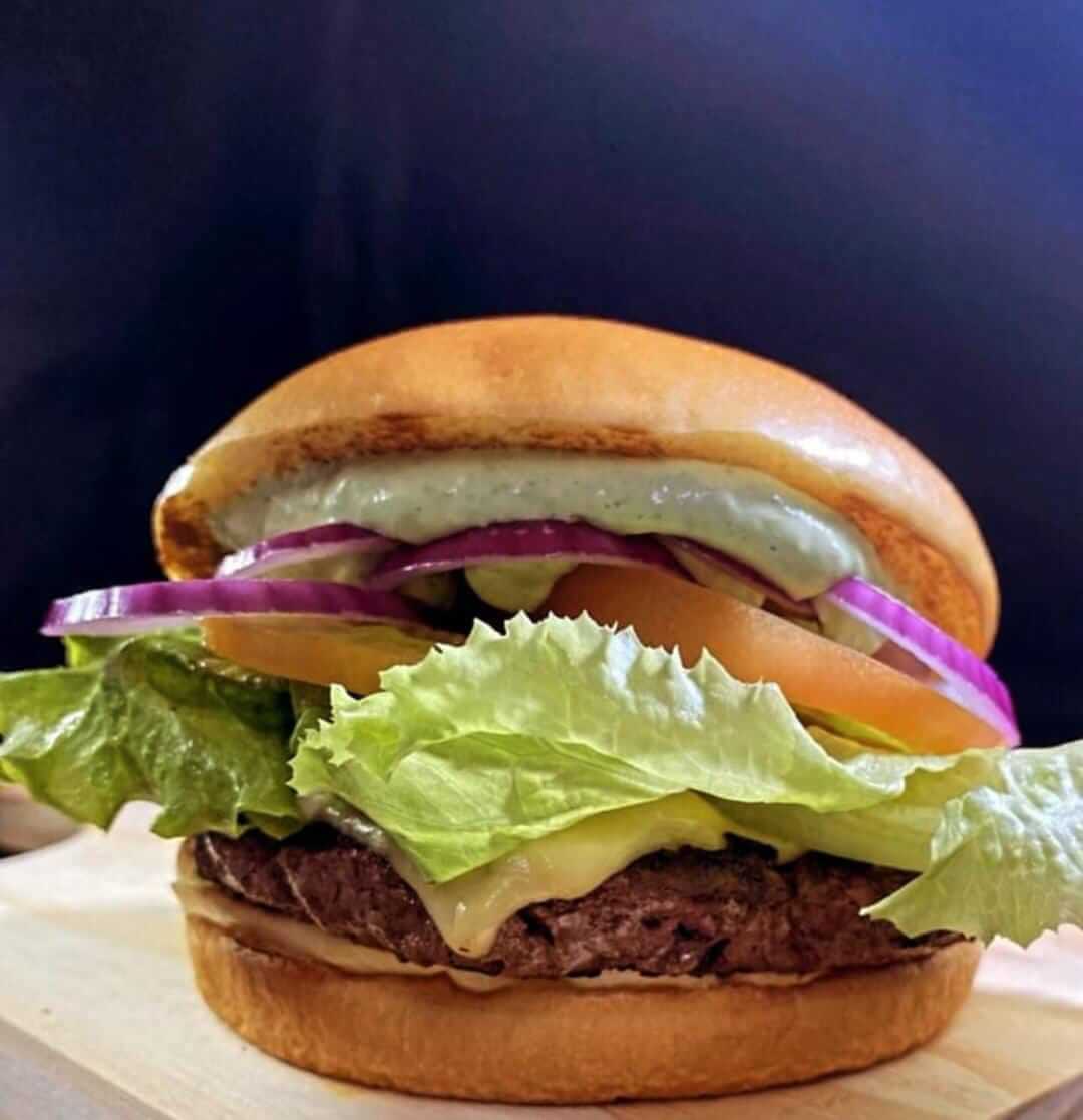 Steak mana Salad Burguer